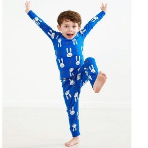 Hannah Anderson blue bunnies pj set